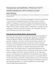 mass flow meter bunkering|Enabling Bunkering Productivity Improvements with .
